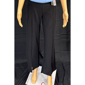 Women's Dress Pants in black, Spandex, size m, l, small snaps on the front